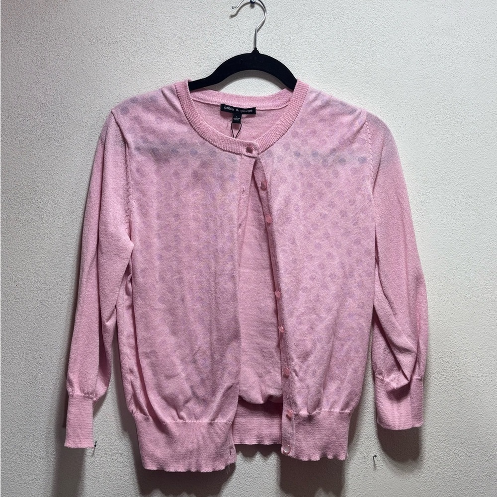 Cable & Gauge Soft Pink Women's Sweater